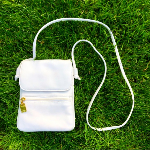 White Leather Purse
